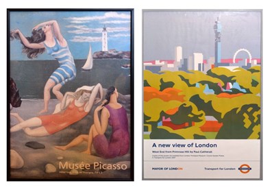 Lot 572 - London Transport poster and various posters