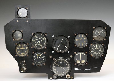 Lot 265 - Reconstructed cockpit instrument panel