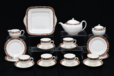 Lot 337 - Wedgwood Chippendale pattern part tea service