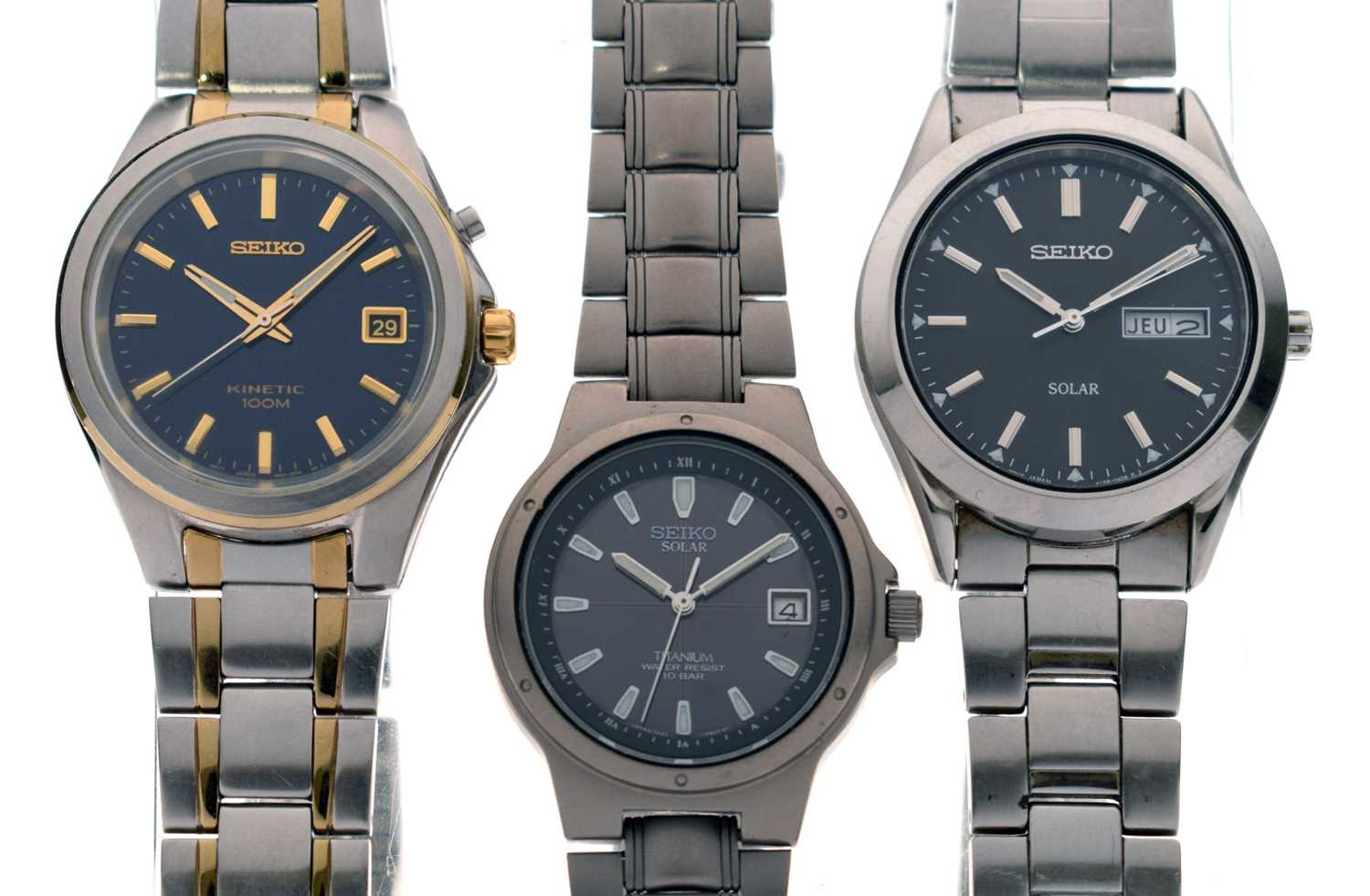 Seiko titanium 100m watch hotsell