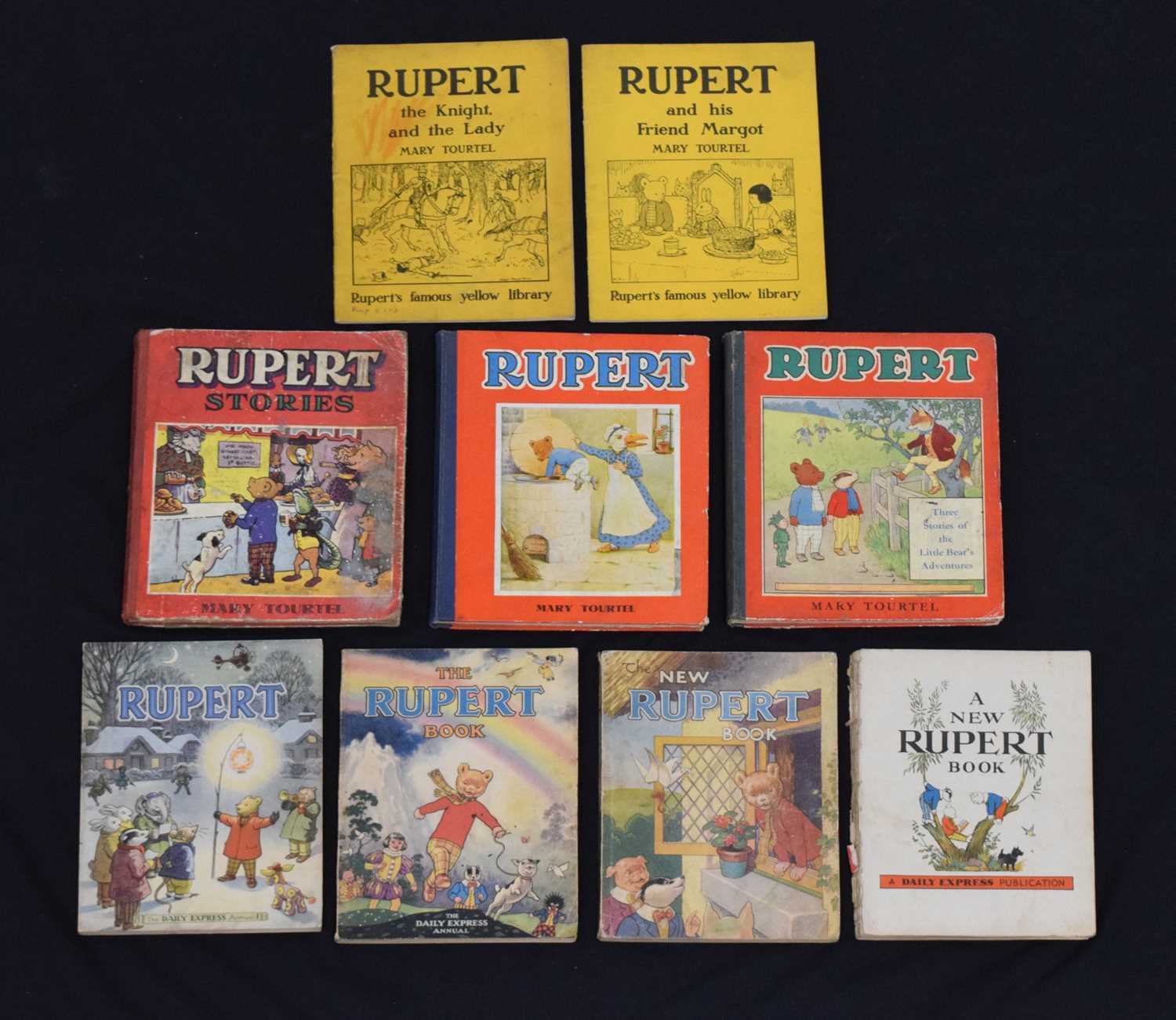 Lot 382 - Collection of 1940s scarce Rupert Annuals
