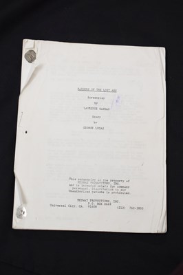 Lot 135 - Raiders of the Lost Ark (1981) draft screenplay film script - third revised edition