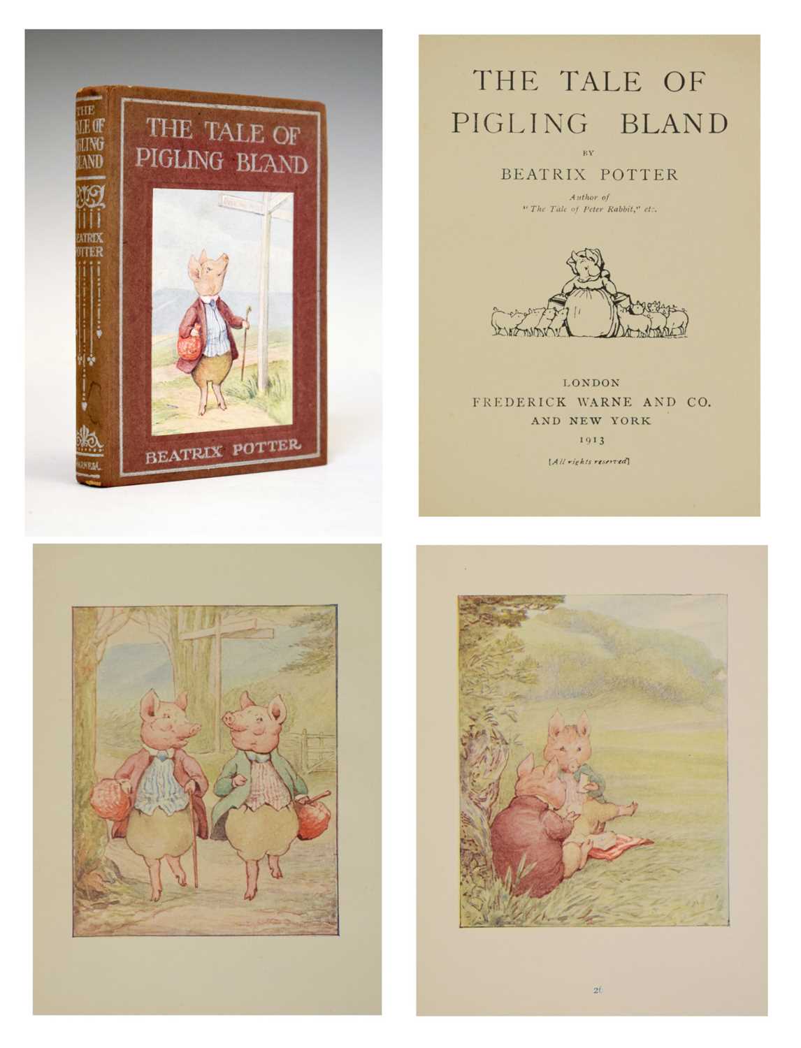 Lot 551 - Potter, Beatrix - 'The Tale of Pigling Bland' - First edition 1913