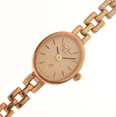 Lot 110 - Jean Jacot - Lady's 9ct gold cocktail watch