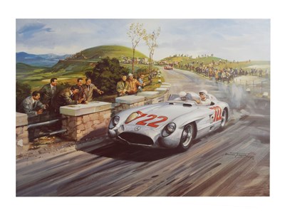 Lot 433 - Michael Turner (b.1934) - Signed limited edition print - '1955 Mille Miglia'