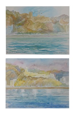 Lot 438 - 21st century British School - Pair of watercolours