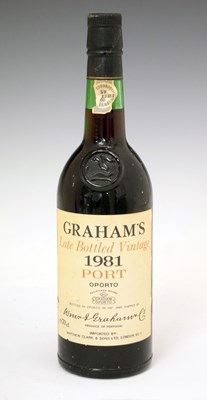 Lot 551 - Graham's Late Bottled Vintage Port 1981