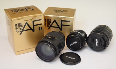 Lot 232 - Quantity of Nikon photographic lenses