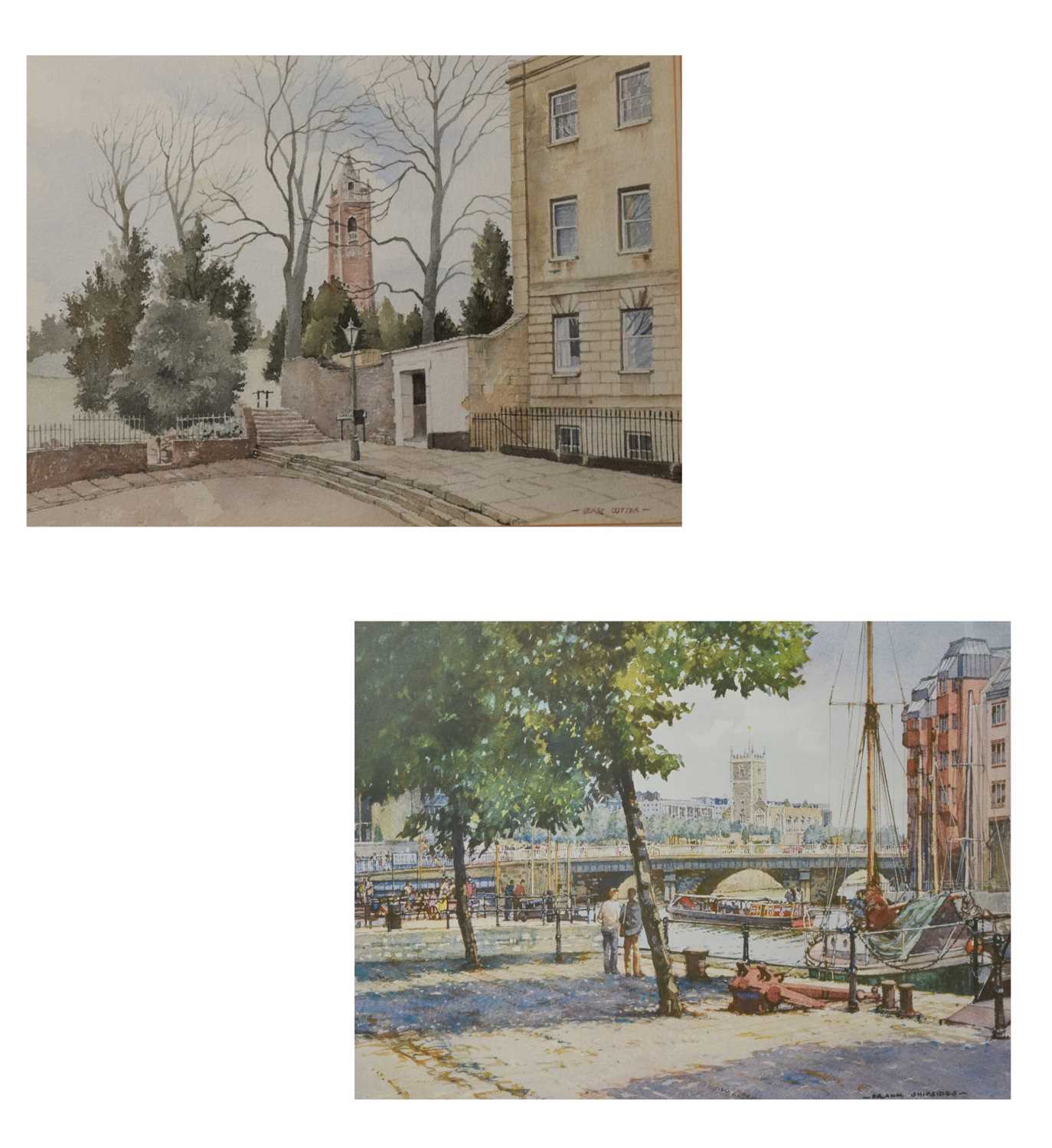 Lot 437 - George Frederick Cutter (Bristol Savages, b.1940) - Watercolour - Charlotte Street