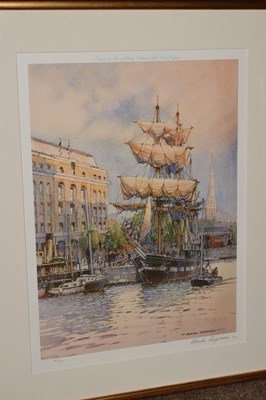 Lot 437 - George Frederick Cutter (Bristol Savages, b.1940) - Watercolour - Charlotte Street