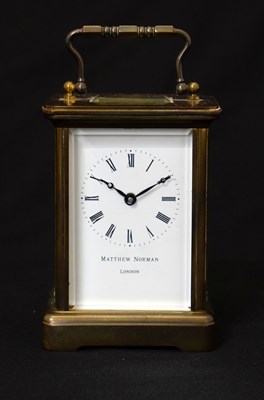 Lot 524 - Matthew Norman carriage timepiece