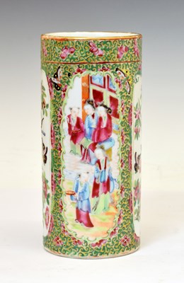 Lot 239 - Chinese Canton Famille Rose porcelain vase