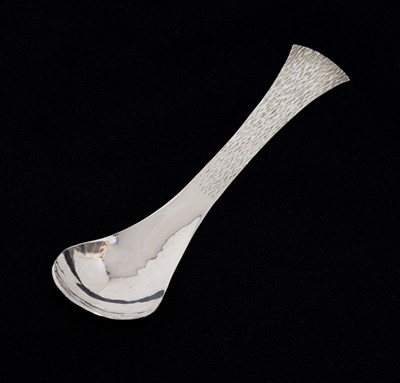 Lot 65 - Graham Watling - Modernist silver ladle or spoon