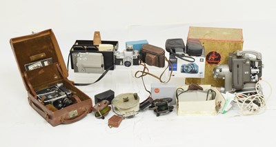 Lot 231 - Quantity of cameras, accessories and fishing reels