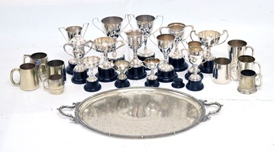 Lot 237 - Approximately 25 motor and motorbike racing trophies