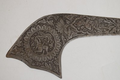 Lot 179 - Indian all-metal sword kora/kharga