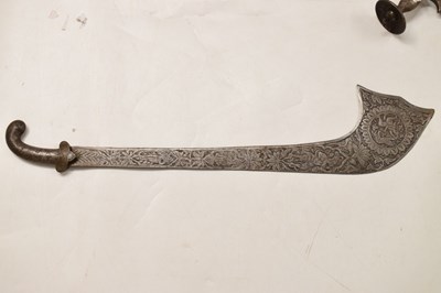 Lot 179 - Indian all-metal sword kora/kharga
