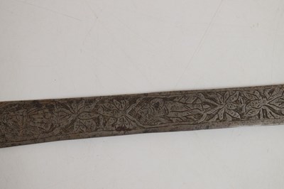 Lot 179 - Indian all-metal sword kora/kharga