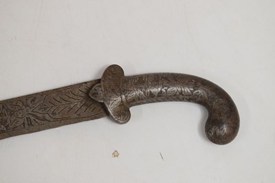 Lot 179 - Indian all-metal sword kora/kharga