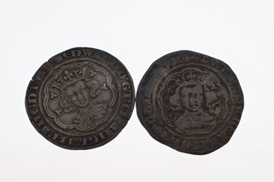 Lot 115 - Edward III (1327-77), fourth coinage, pre-treaty period, 1351-61, four silver groats