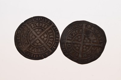 Lot 115 - Edward III (1327-77), fourth coinage, pre-treaty period, 1351-61, four silver groats