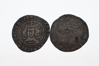 Lot 115 - Edward III (1327-77), fourth coinage, pre-treaty period, 1351-61, four silver groats