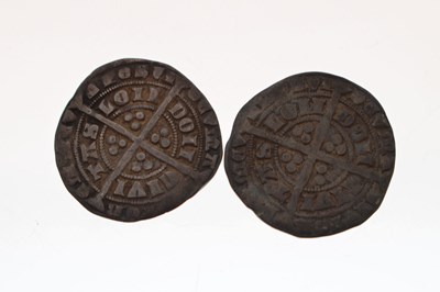 Lot 115 - Edward III (1327-77), fourth coinage, pre-treaty period, 1351-61, four silver groats
