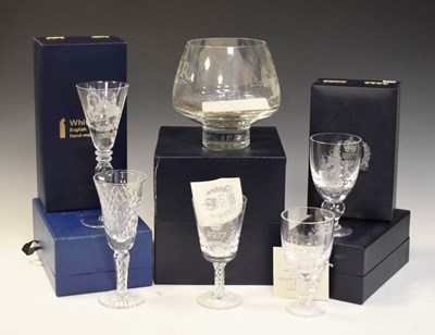 Lot 322 - Assorted royal commemorative glass