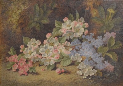 Lot 446 - Manner of Vincent Clare (1855-1930) - Oil on canvas - Still life of flowers