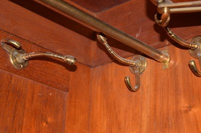 Lot 477 - Late Victorian walnut wardrobe, Maple & Co, London