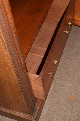 Lot 477 - Late Victorian walnut wardrobe, Maple & Co, London