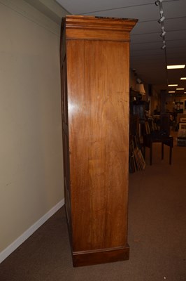 Lot 477 - Late Victorian walnut wardrobe, Maple & Co, London
