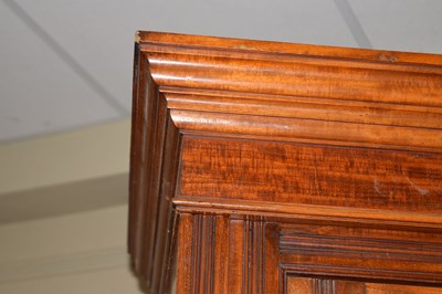 Lot 477 - Late Victorian walnut wardrobe, Maple & Co, London