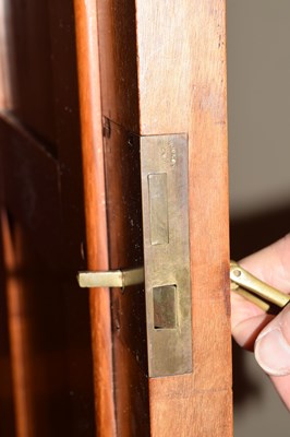 Lot 477 - Late Victorian walnut wardrobe, Maple & Co, London