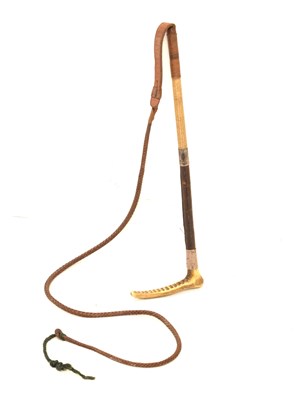 Lot 201 - Early 20th century gentleman's hunting whip by Callow