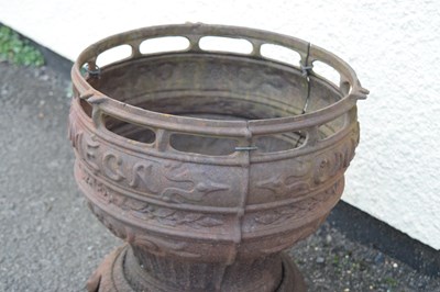 Lot 548 - Victorian cast iron Omega conservatory heater