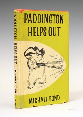 Lot 354 - Bond, Michael - 'Paddington Helps Out' - First edition with dust wrapper 1960