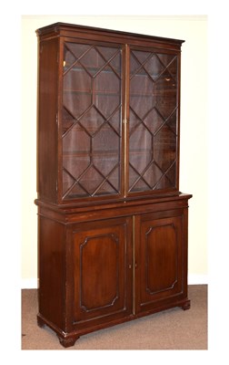 Lot 482 - Early 20th century mahogany bookcase