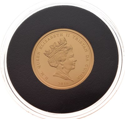 Lot 108 - Elizabeth II Tristan Da Cunha gold sovereign, 2018