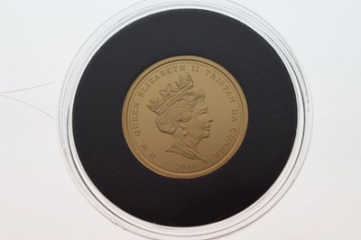 Lot 108 - Elizabeth II Tristan Da Cunha gold sovereign, 2018