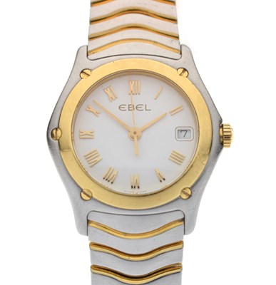 Lot 108 - Ebel - Lady's 'Classic Wave' bracelet watch