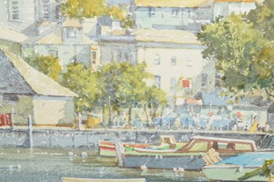 Lot 448 - Donald Greig (1916 - 2009) - Watercolour - 'The Head of the Estuary, Kingsbridge'