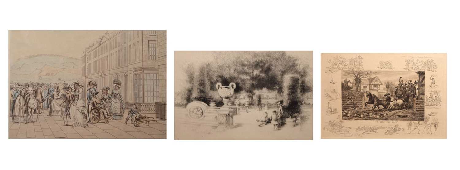 Lot 407 - Frank Paton (1856-1909) - Etching - 'The Good Old Days'