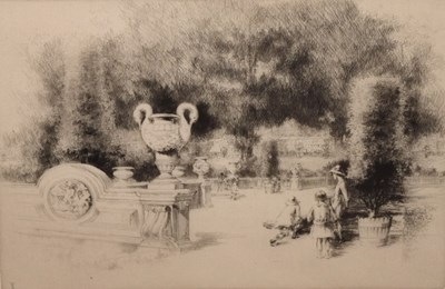 Lot 407 - Frank Paton (1856-1909) - Etching - 'The Good Old Days'