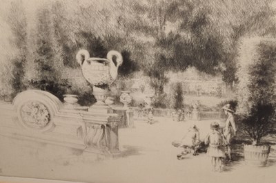 Lot 407 - Frank Paton (1856-1909) - Etching - 'The Good Old Days'