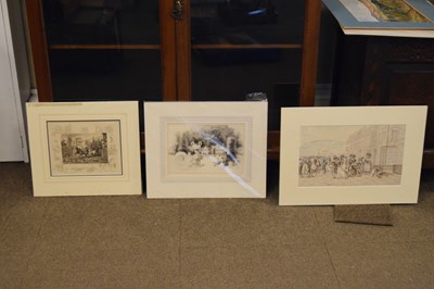 Lot 407 - Frank Paton (1856-1909) - Etching - 'The Good Old Days'