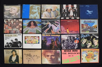 Lot 242 - Large quantity of rock and pop LPs