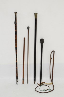 Lot 204 - Collection of vintage sticks