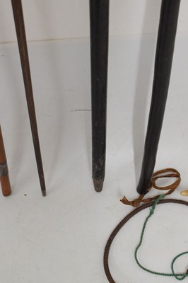 Lot 204 - Collection of vintage sticks