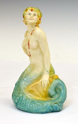 Lot 210 - Royal Doulton - Figure of a mermaid